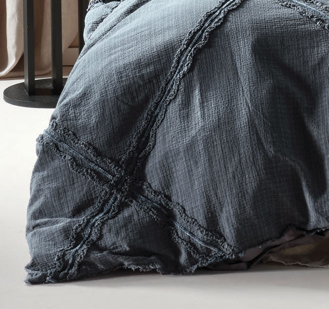 Heather Quilt Cover Set Range Slate