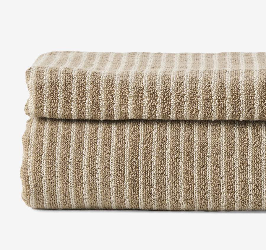 Inverloch 630GSM Cotton Bath Towel Range Mushroom