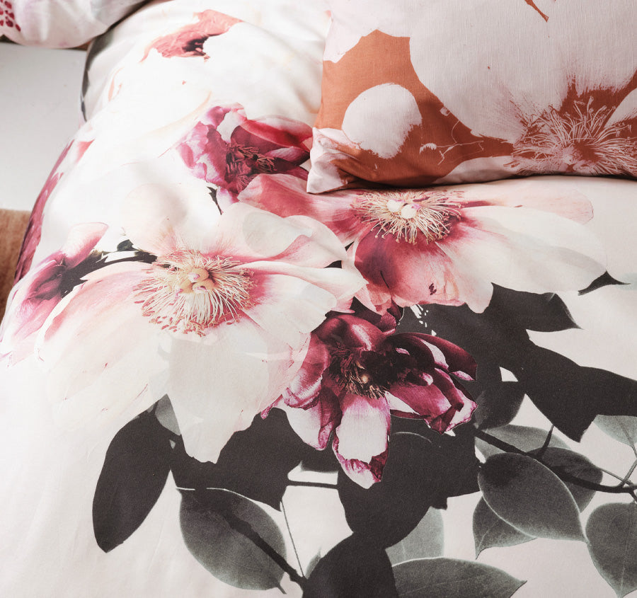 Julieta Quilt Cover Set Range Pearl