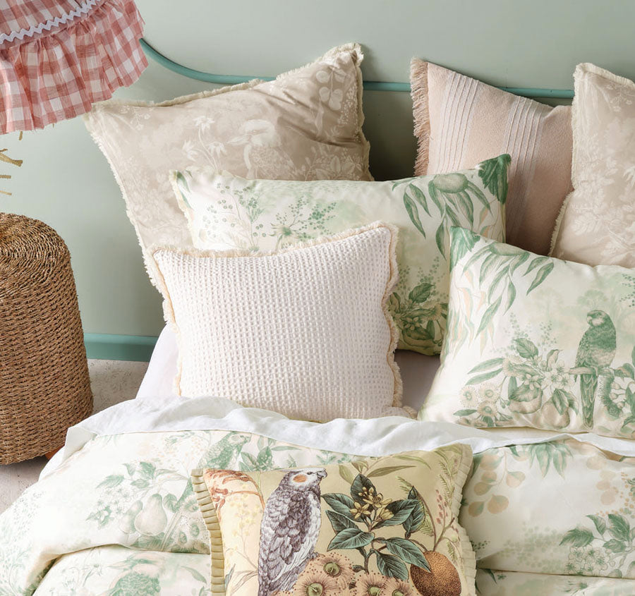 Katherine Quilt Cover Set Range Green