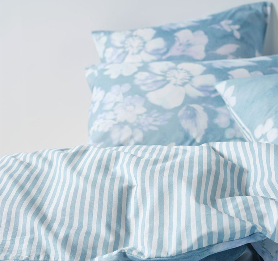 Kayla Quilt Cover Set Range Hydrangea