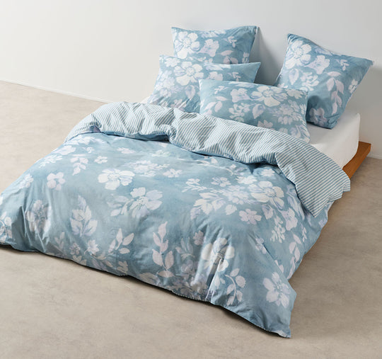 Kayla Quilt Cover Set Range Hydrangea