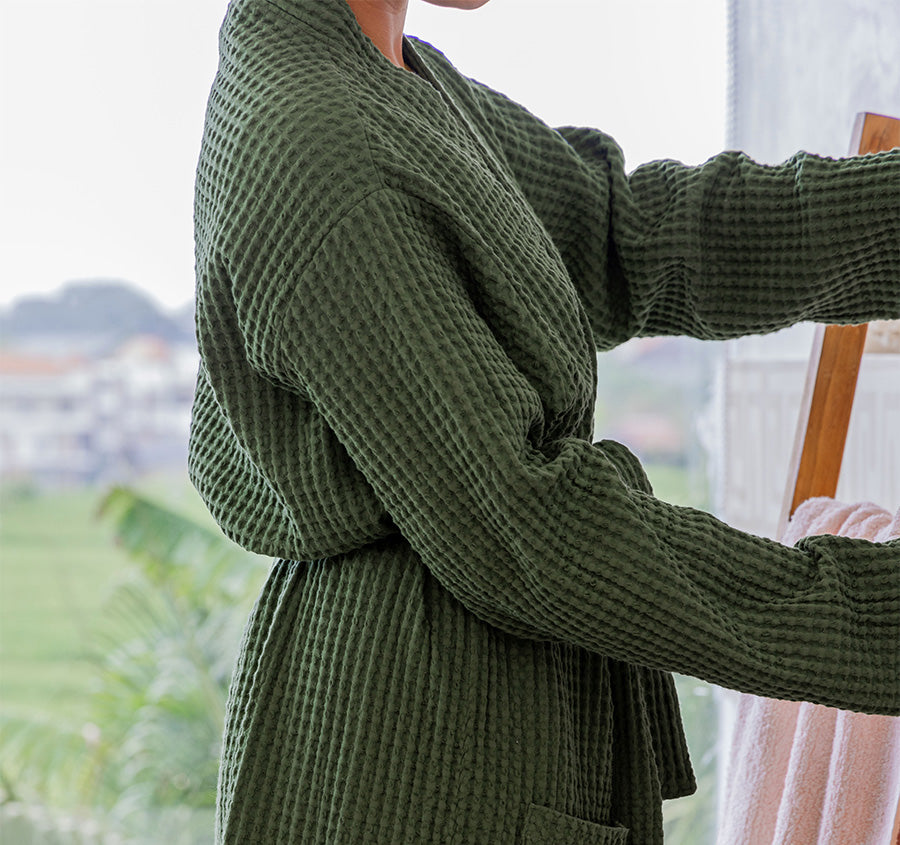 Keaton Bathrobe Evergreen