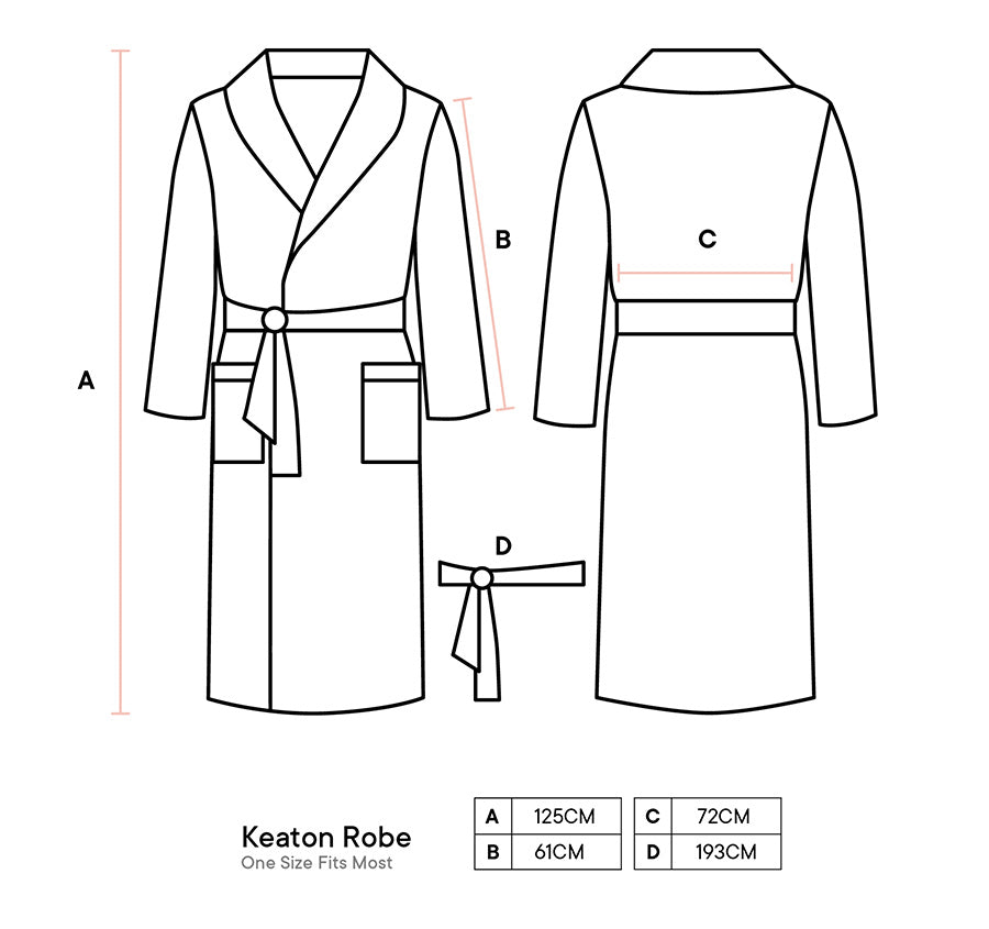 Keaton Bathrobe Ocean
