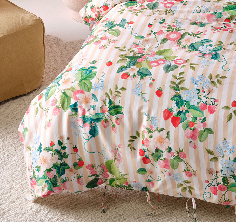 Keeley Quilt Cover Set Range Pink