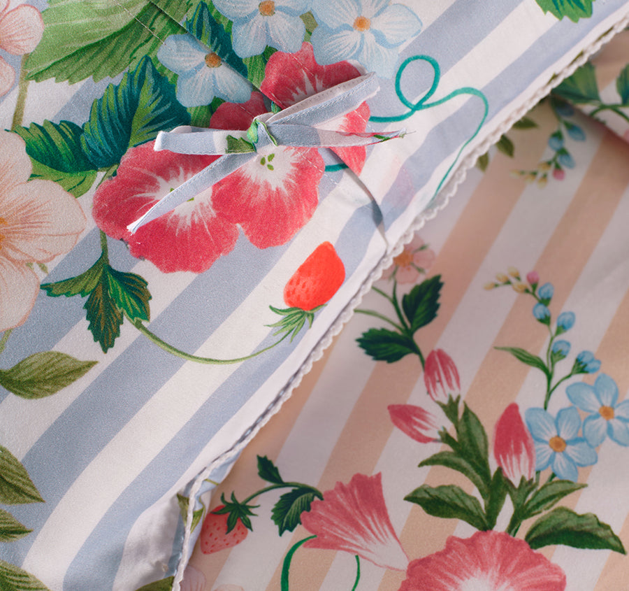 Keeley Quilt Cover Set Range Pink
