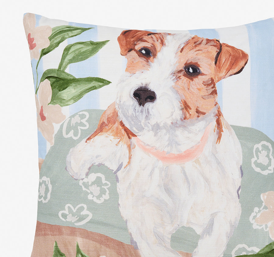 Kennel Club 48x48cm Filled Cushion Jack Russell
