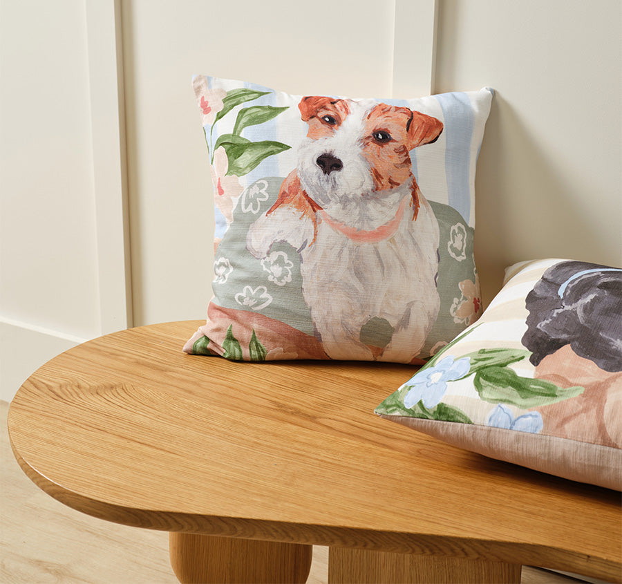 Kennel Club 48x48cm Filled Cushion Jack Russell