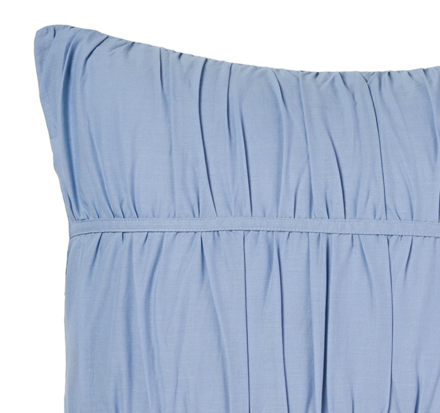 Layla European Pillowcase Bluebell
