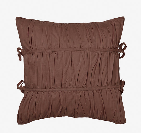 Layla 48x48cm Filled Cushion Chocolate