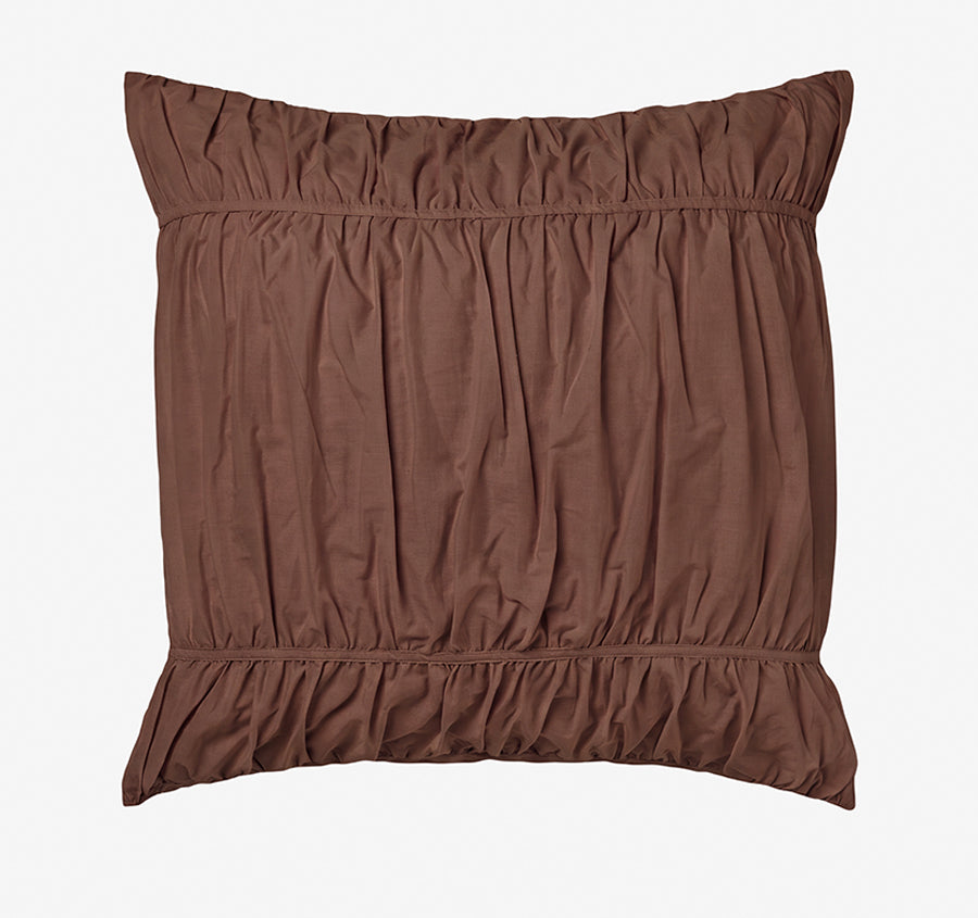 Layla European Pillowcase Chocolate