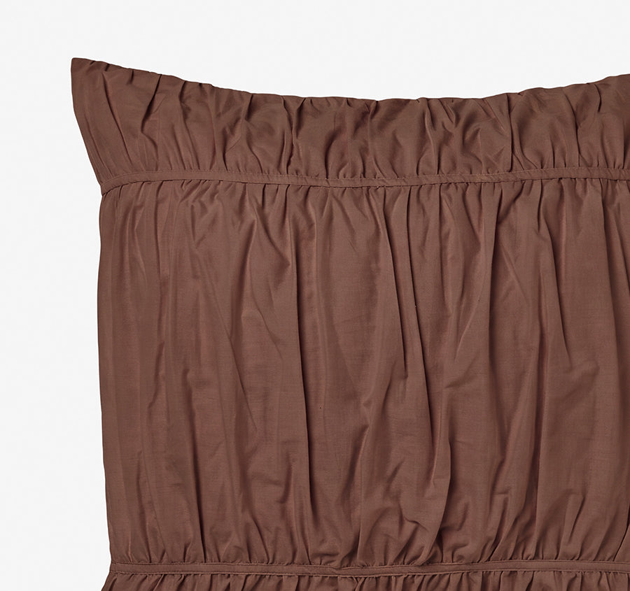 Layla European Pillowcase Chocolate