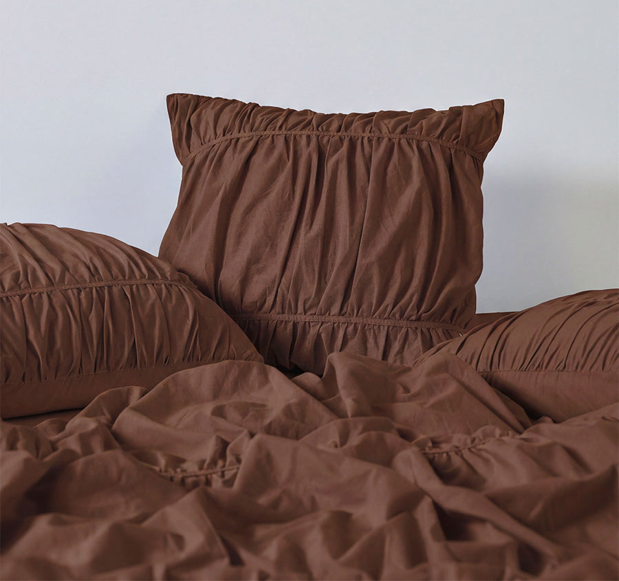 Layla European Pillowcase Chocolate