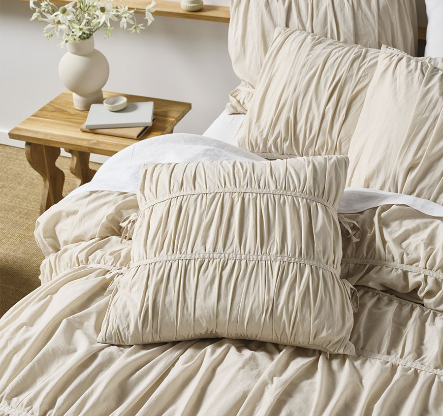 Layla 48x48cm Filled Cushion Natural