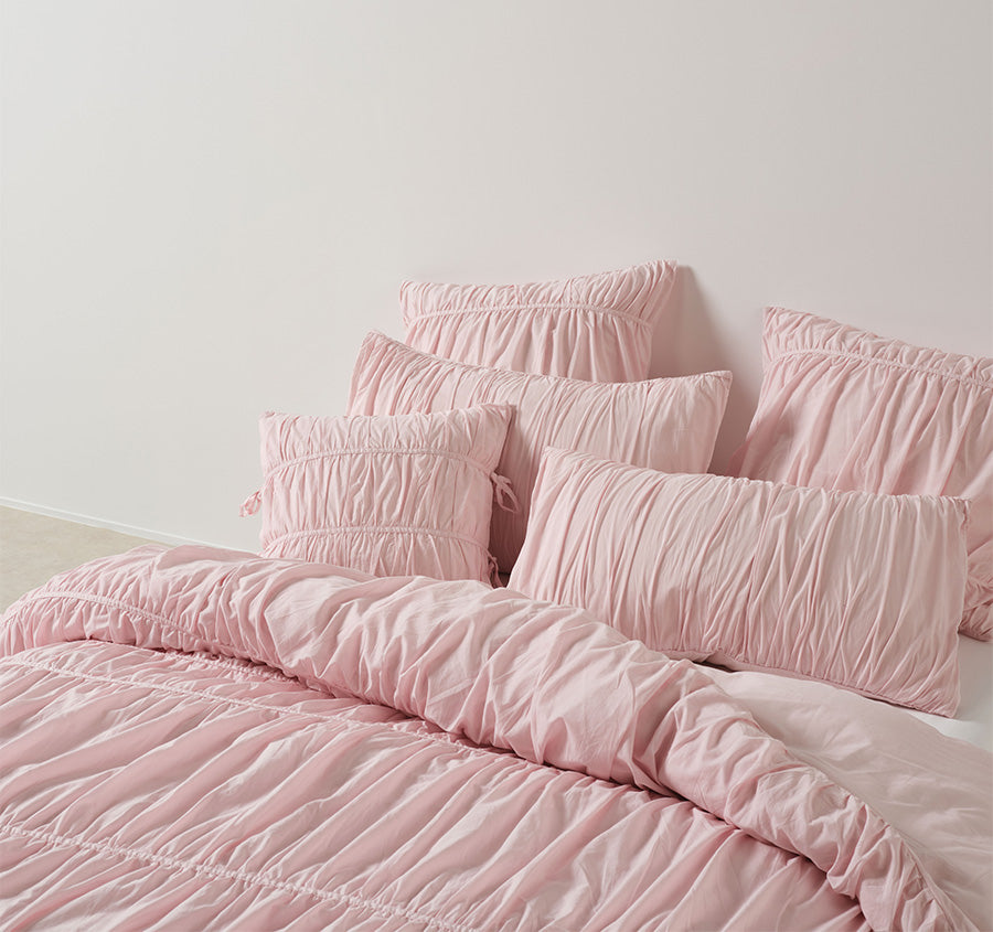 Layla Quilt Cover Set Range Peony