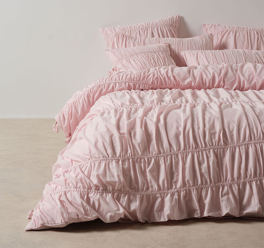 Layla Quilt Cover Set Range Peony
