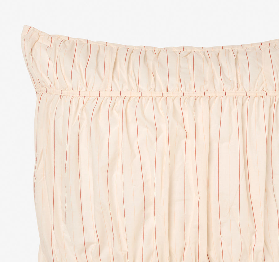 Layla Stripe European Pillowcase Blush