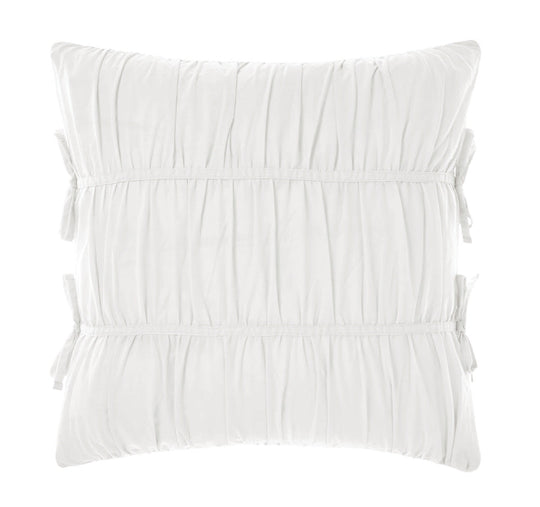 Layla 48x48cm Filled Cushion White