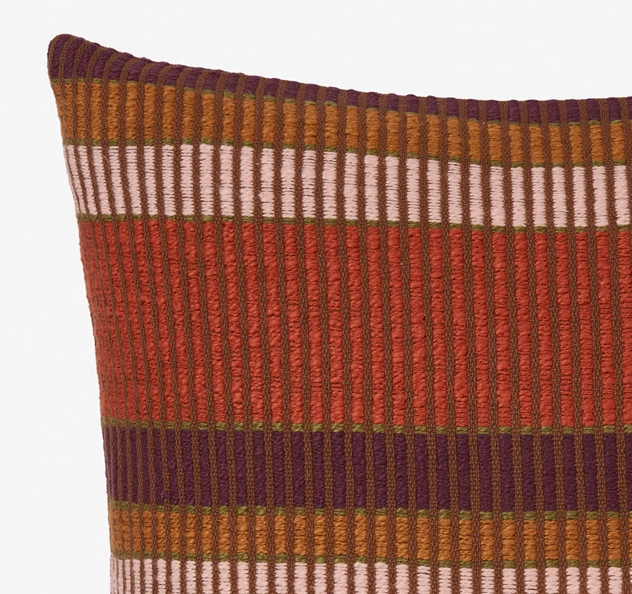 Leighton 48x48cm Filled Cushion Plum