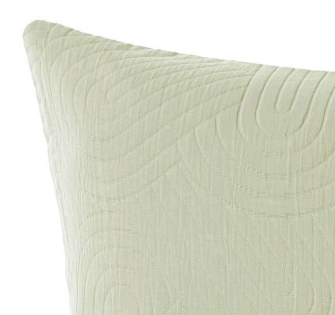 Lila European Pillowcase Wasabi