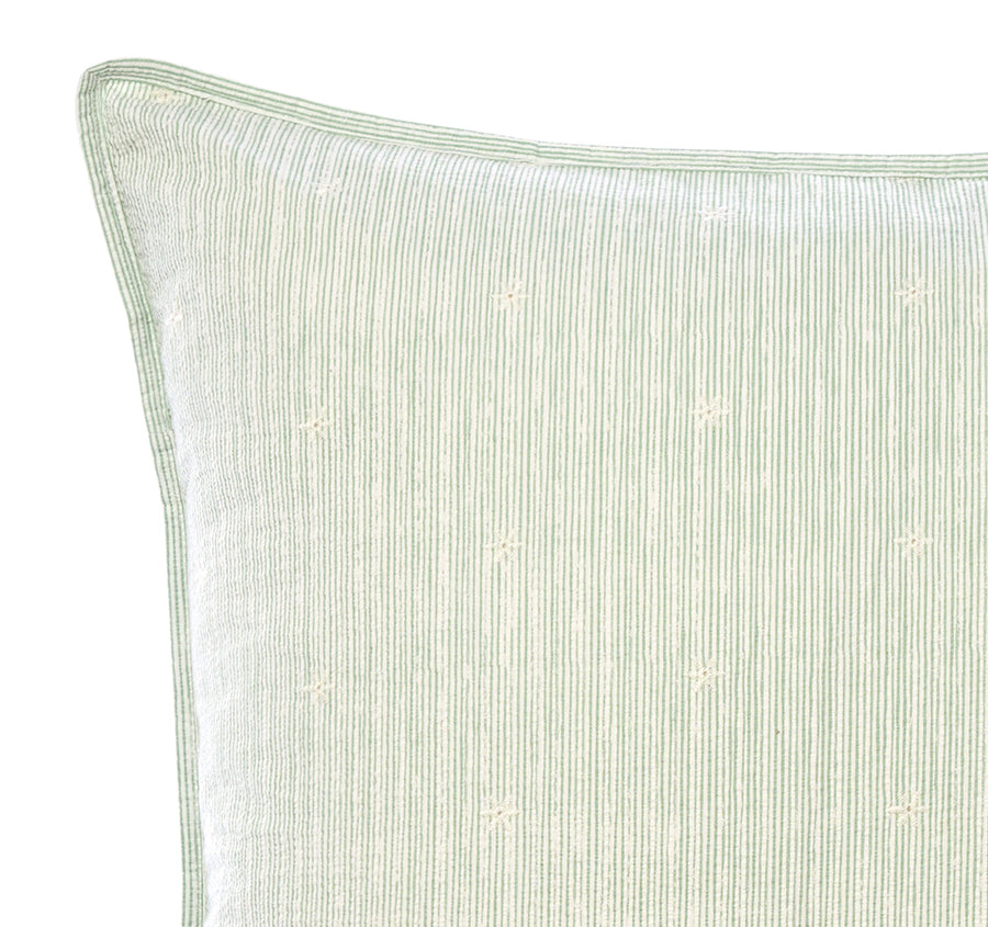 Lisette European Pillowcase Seaglass