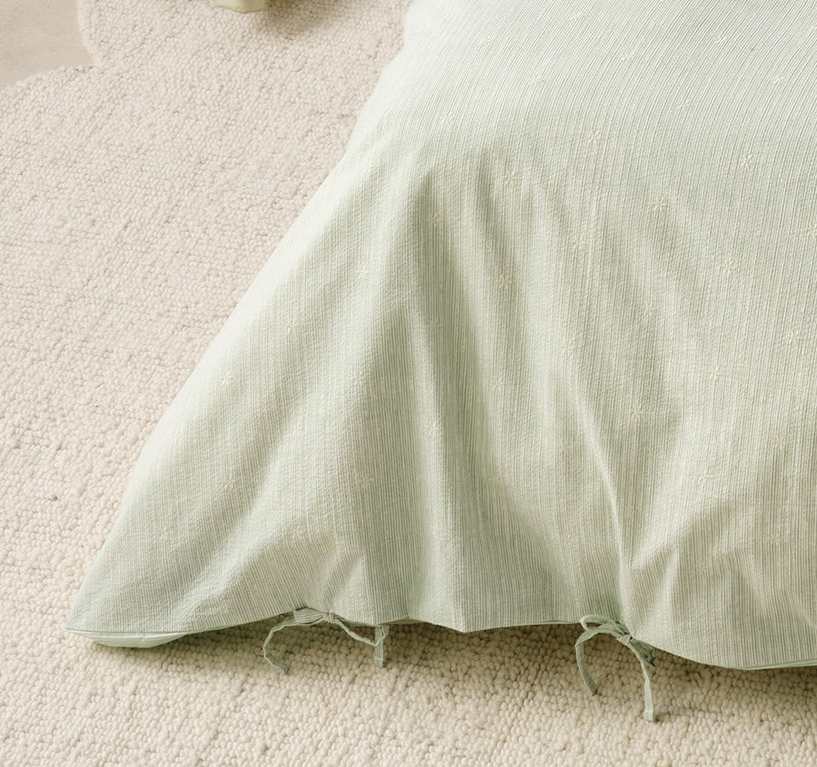 Lisette Quilt Cover Set Range Seaglass