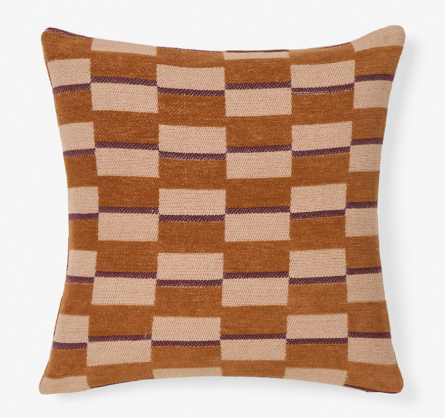 Longley 48x48cm Filled Cushion Ginger
