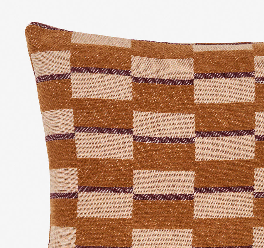 Longley 48x48cm Filled Cushion Ginger