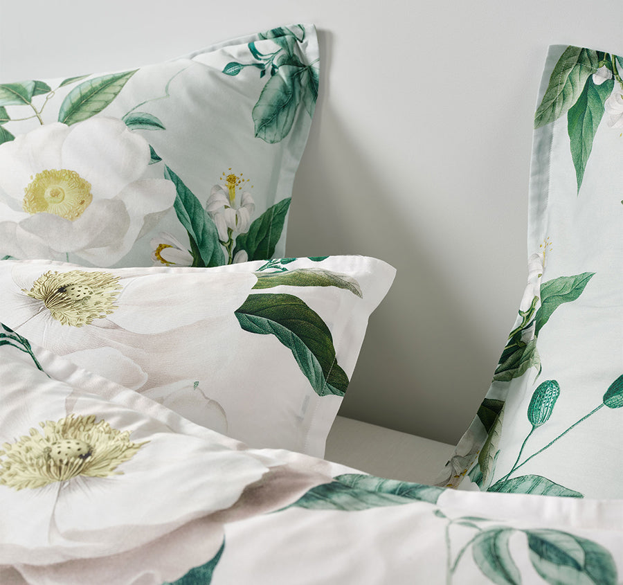 Loretta Quilt Cover Set Range Vanilla