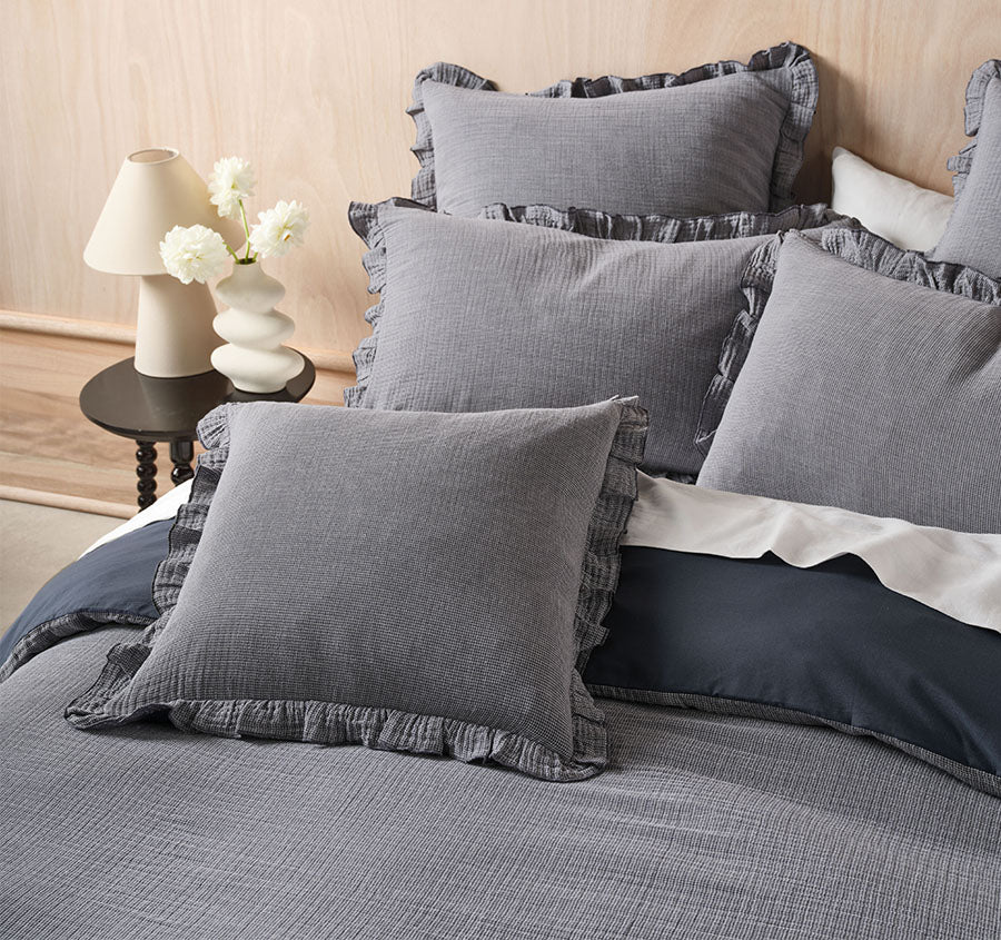 Lucy 48x48cm Filled Cushion Navy
