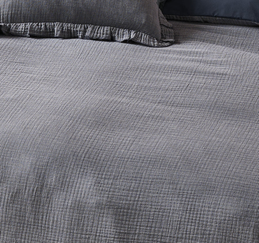 Lucy Quilt Cover Set Range Navy