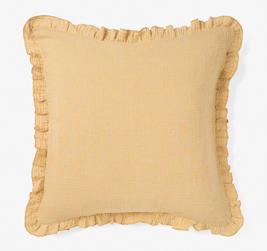 Lucy European Pillowcase Saffron