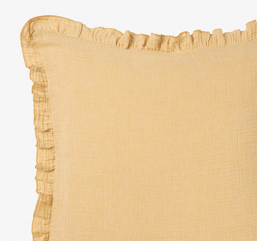 Lucy European Pillowcase Saffron
