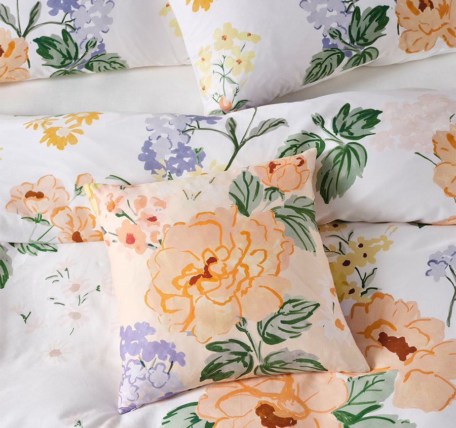 Lyra 48x48cm Filled Cushion Peach