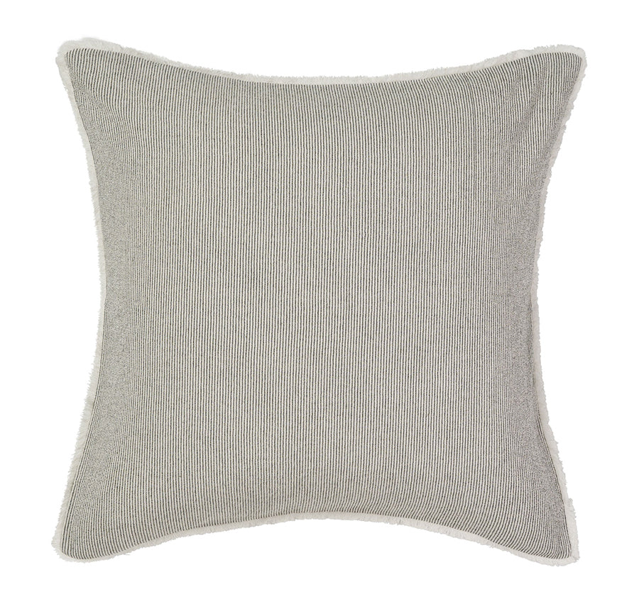 Macey European Pillowcase Black
