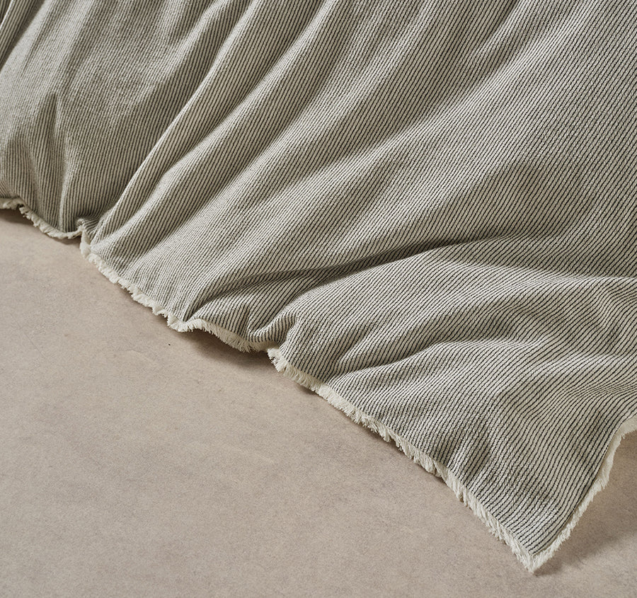 Macey Quilt Cover Set Range Black