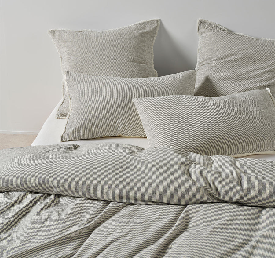 Macey Quilt Cover Set Range Black