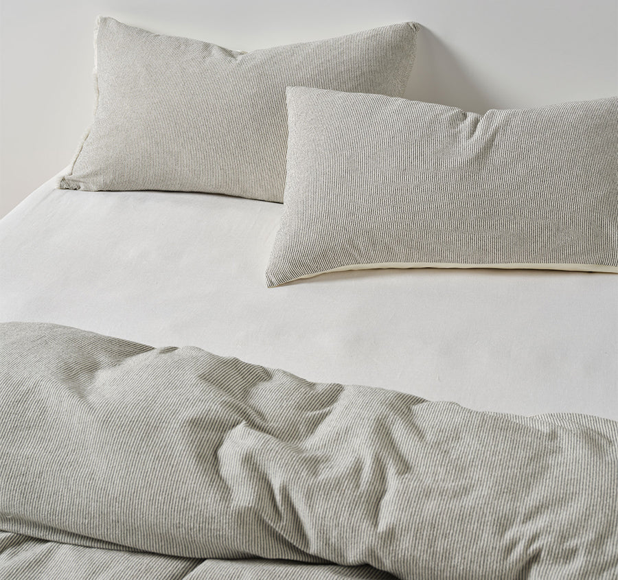 Macey Quilt Cover Set Range Black
