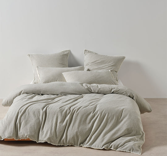 Macey Quilt Cover Set Range Black