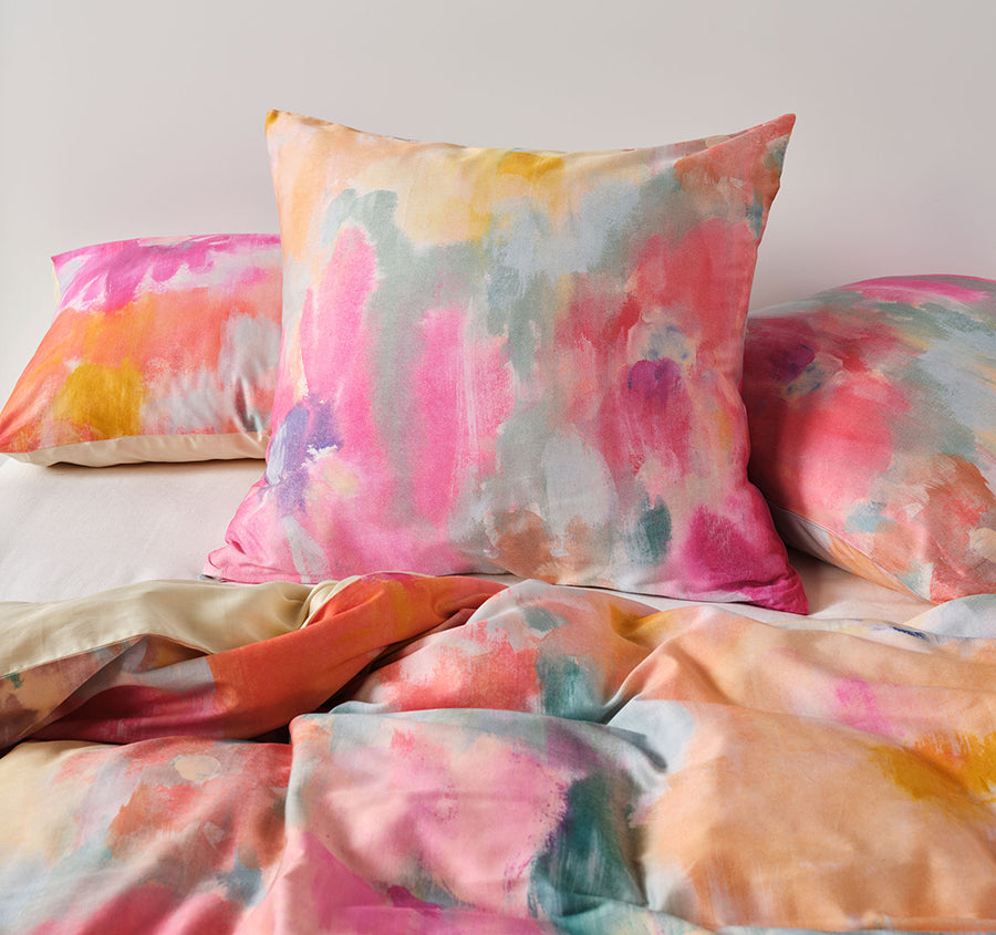 Maggie European Pillowcase Pink