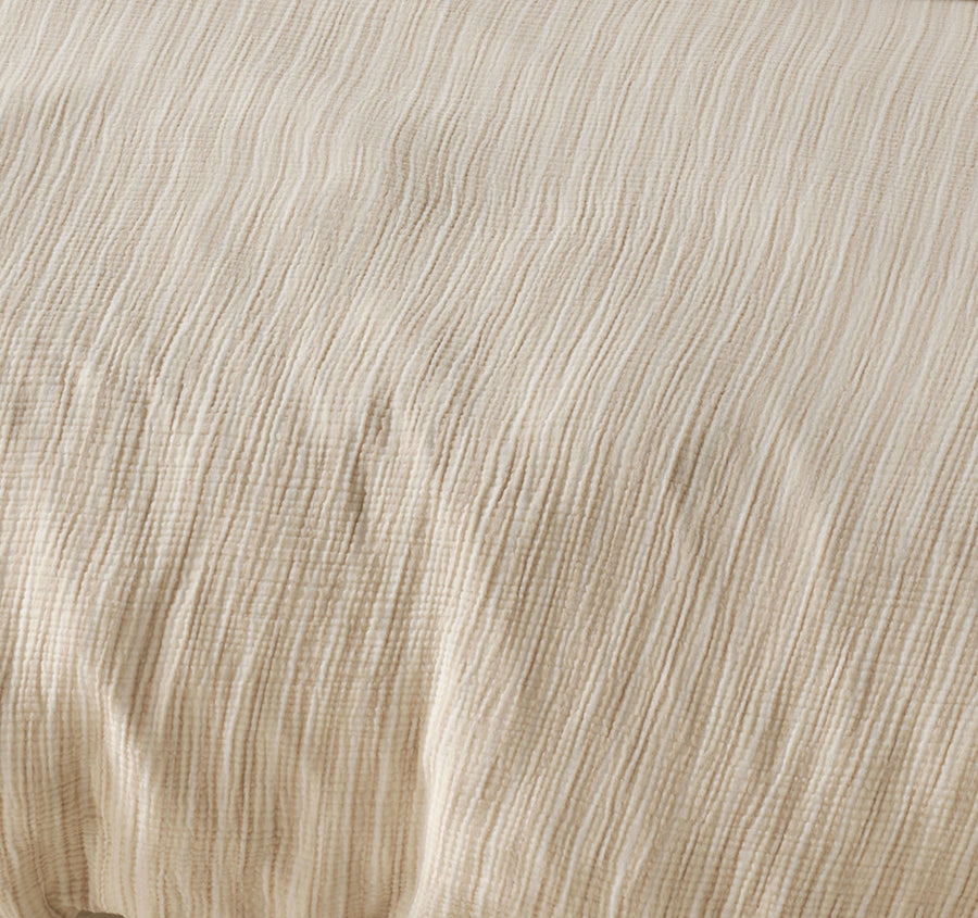 Majorca Quilt Cover Set Range Natural