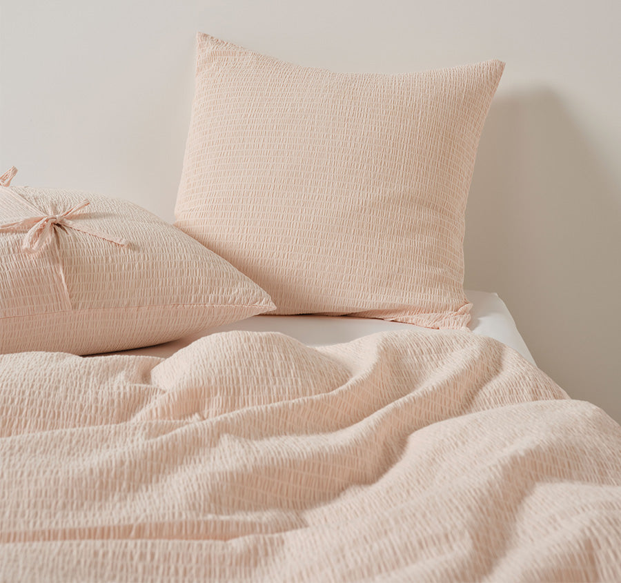 Manon European Pillowcase Blush