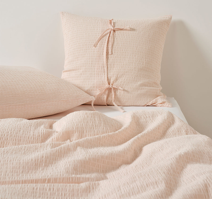 Manon European Pillowcase Blush