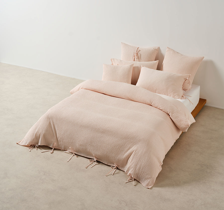 Manon Quilt Cover Set Range Blush