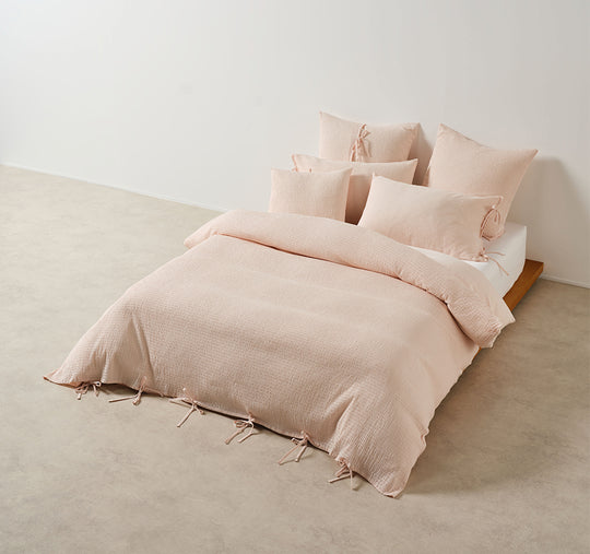 Manon Quilt Cover Set Range Blush