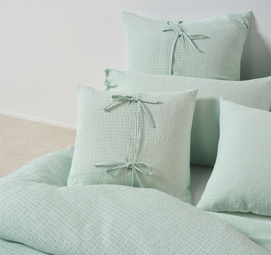 Manon 48x48cm Filled Cushion Clearwater