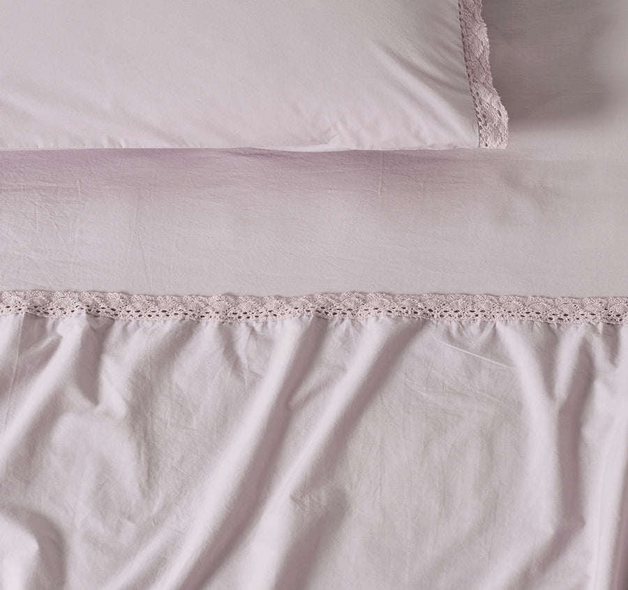 Marion 250TC Organic Cotton Mega Sheet Set Range Lavender
