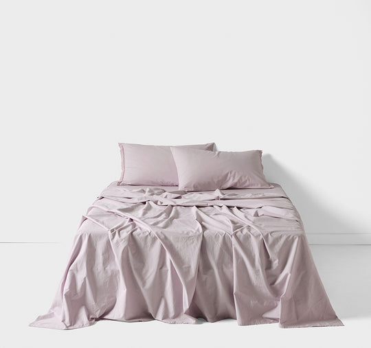 Marion 250TC Organic Cotton Mega Sheet Set Range Lavender