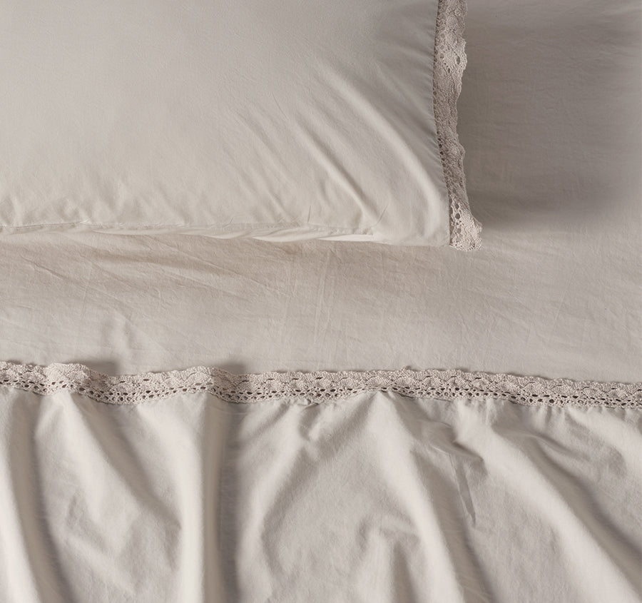 Marion 250TC Organic Cotton Mega Sheet Set Range Natural