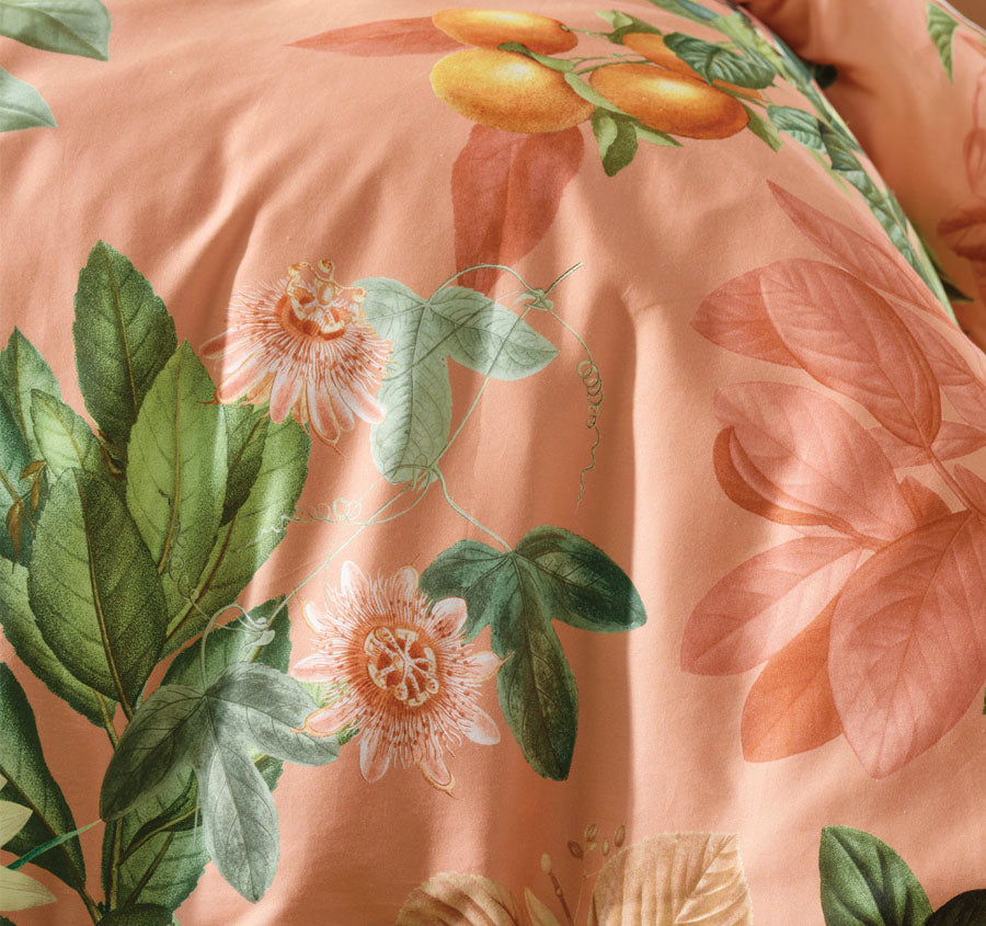 Marisol Quilt Cover Set Range Guava